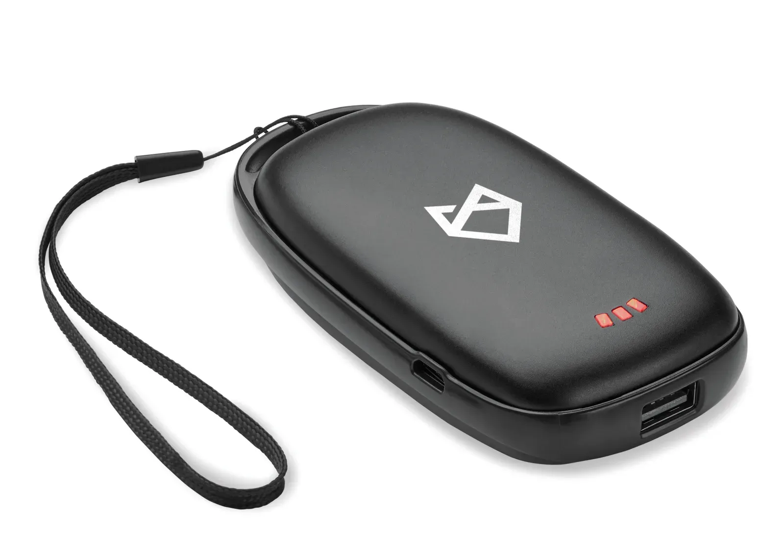Tricpower Aluminium Hand Warmer – 3 Intensity Levels & 4000mAh Power Bank — Black