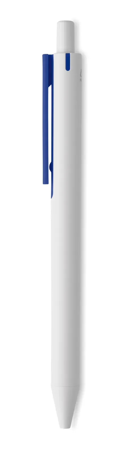 Side Recycled ABS Push Button Pen — Blue