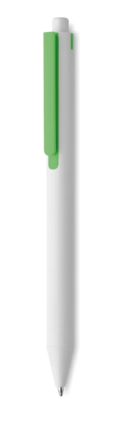 Side Recycled ABS Push Button Pen — Lime