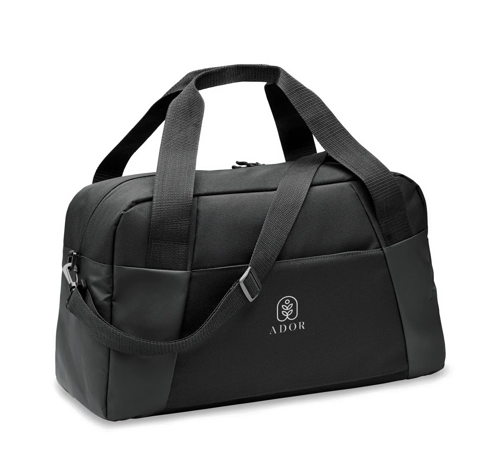 Trolley Bag Grenoble with Zippered Pocket 49X20X29 cm MO6999 — Black