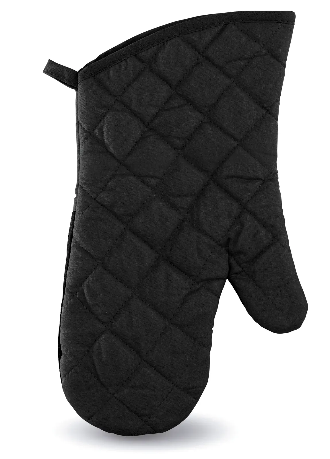 Neokit – Kitchen Oven Glove in Cotton Material with One Side Rubber Material — Black