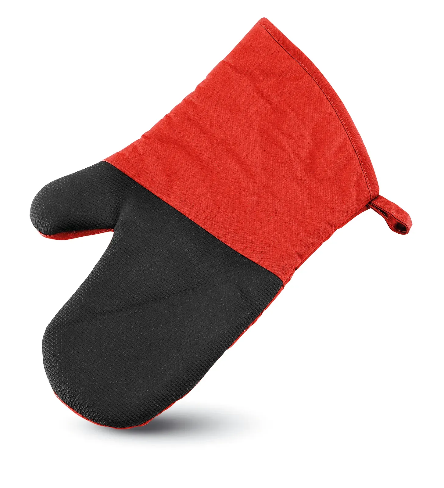 Neokit – Kitchen Oven Glove in Cotton Material with One Side Rubber Material — Red