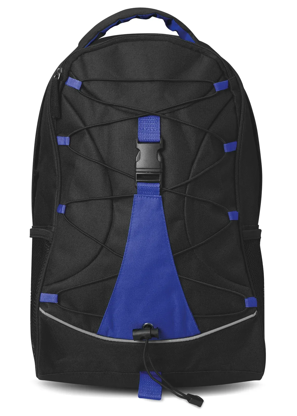 RPET Backpack Monte Lema with Zippered Pocket 30X14X45 cm MO7558 — Blue