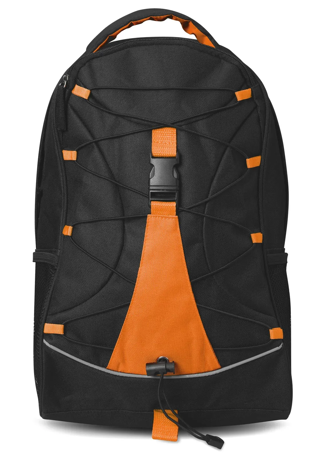 RPET Backpack Monte Lema with Zippered Pocket 30X14X45 cm MO7558 — Orange