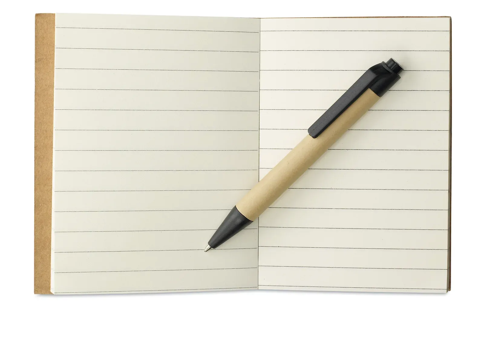 Cartopad Recycled Notebook & Pen Set — Black