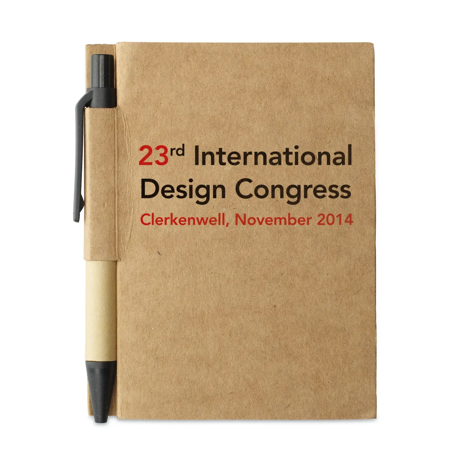 Cartopad Recycled Notebook & Pen Set — Black