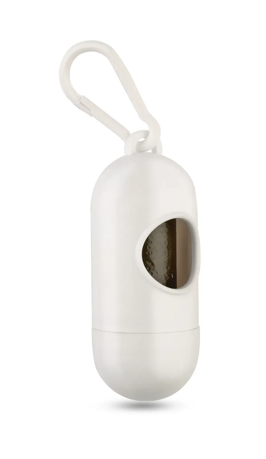 Tedy – Container for PET Bag W/ Hook — White