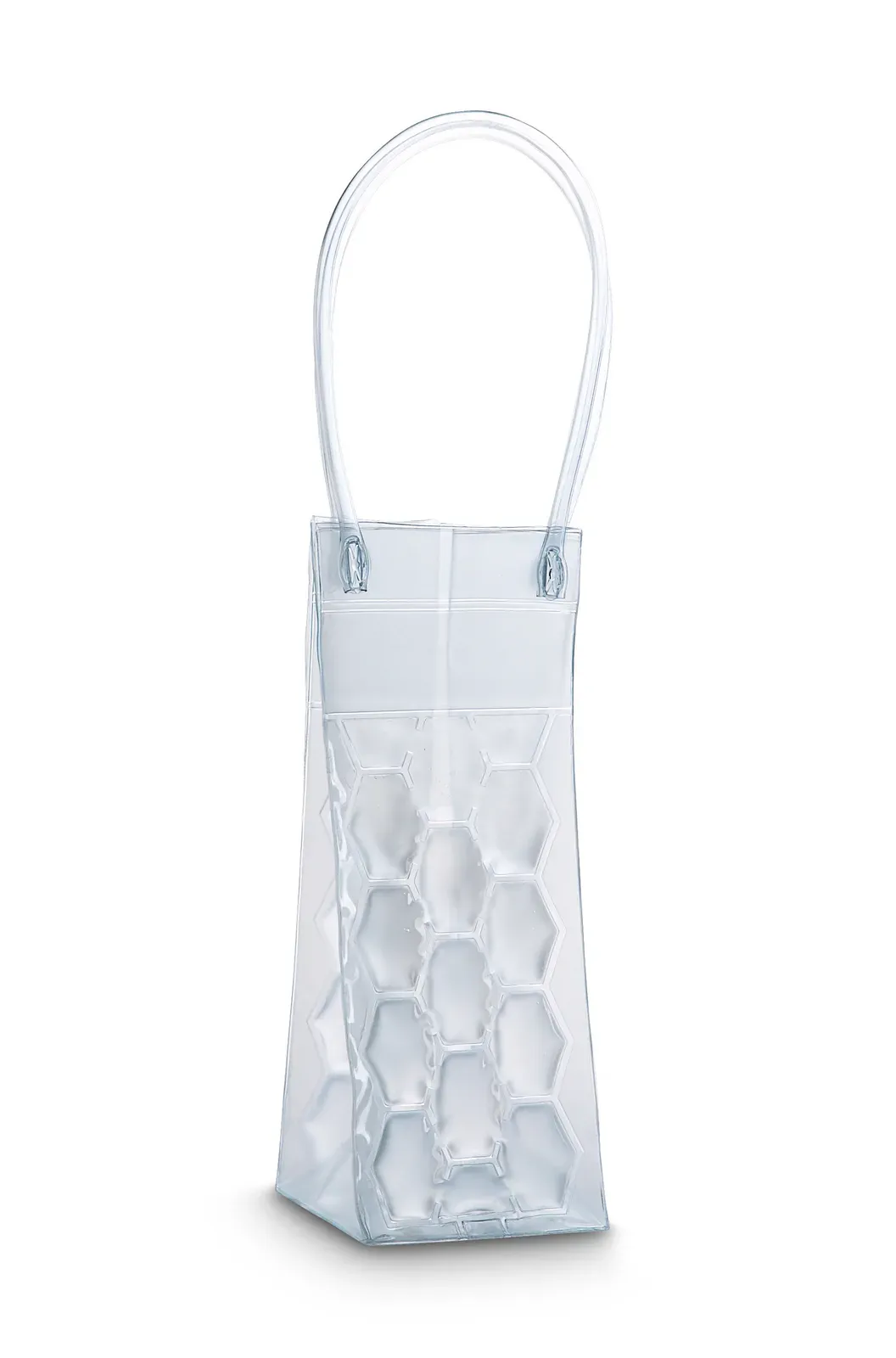Bacool – Cooler Bag in Transparent PVC for One Bottle — Transparent
