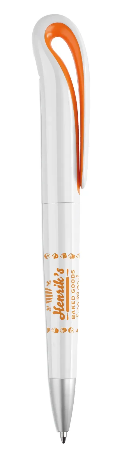 Whiteswan ABS Twist Action Pen — Orange