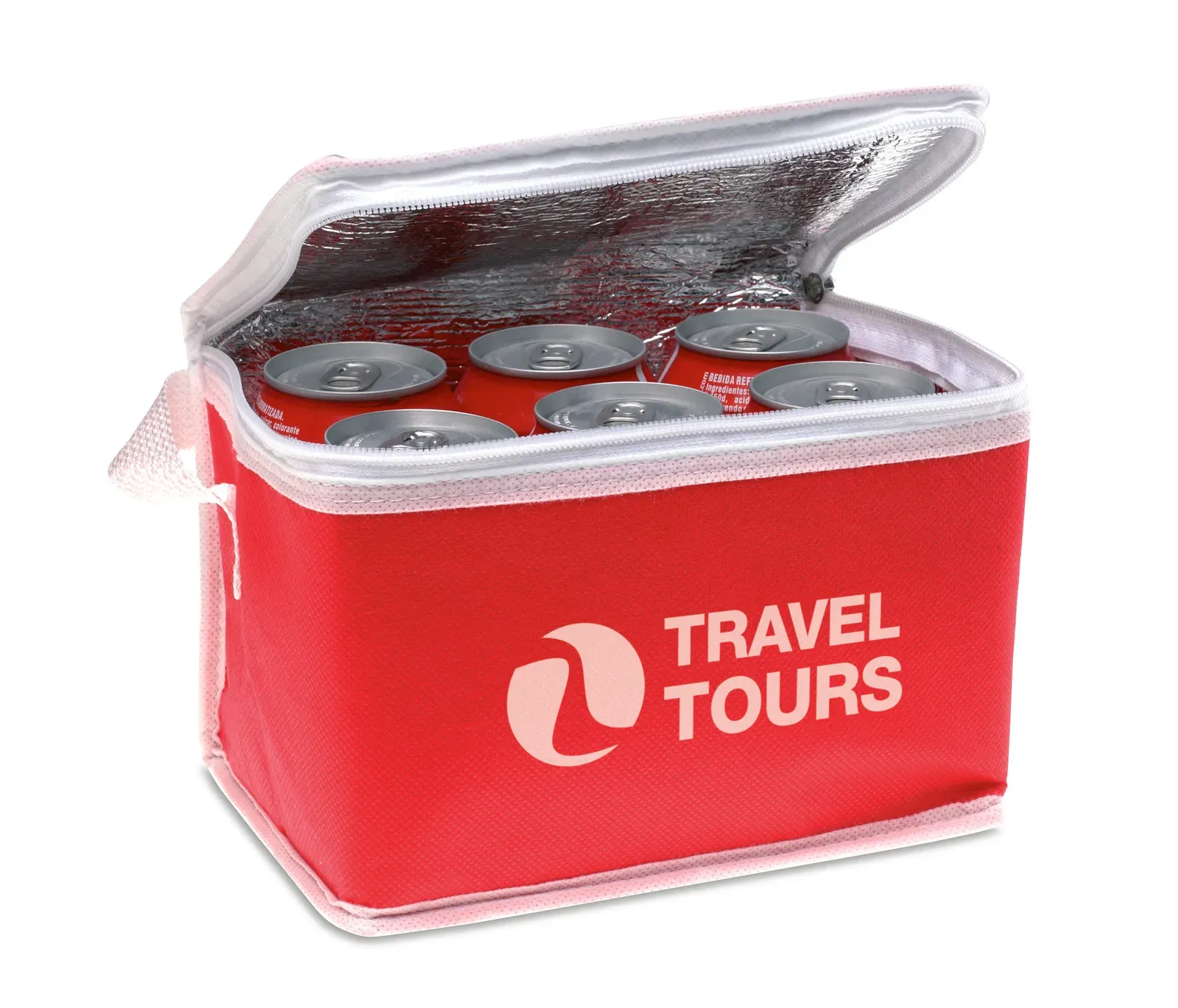 Cooler Bag Promocool with 20x14x13 Cm 20X14X13 cm MO7883 Cooler Bag — Red