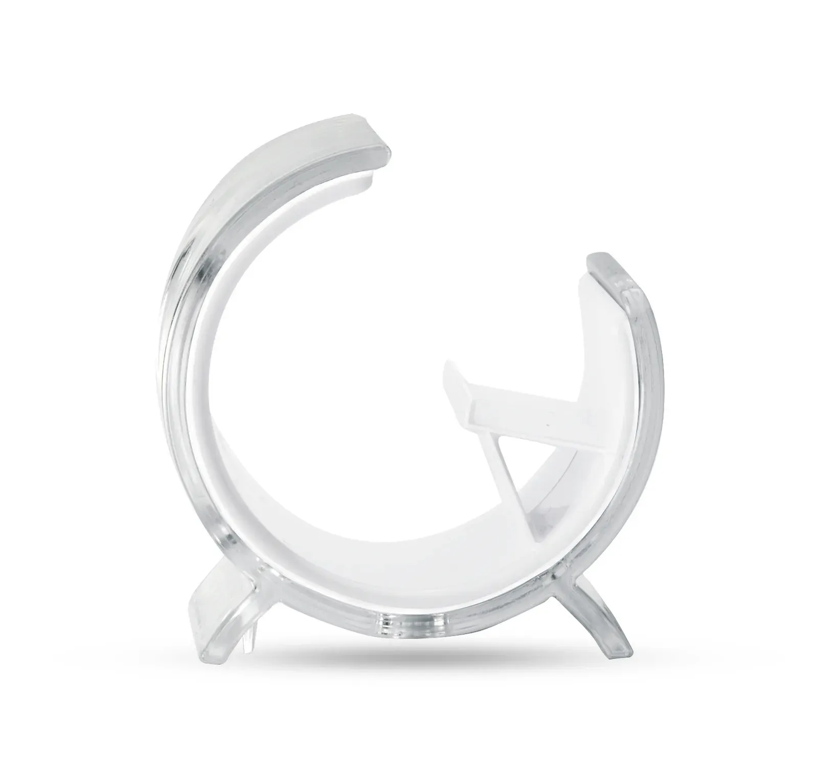 Standix Mobile Phone Stand – Transparent Cover — White