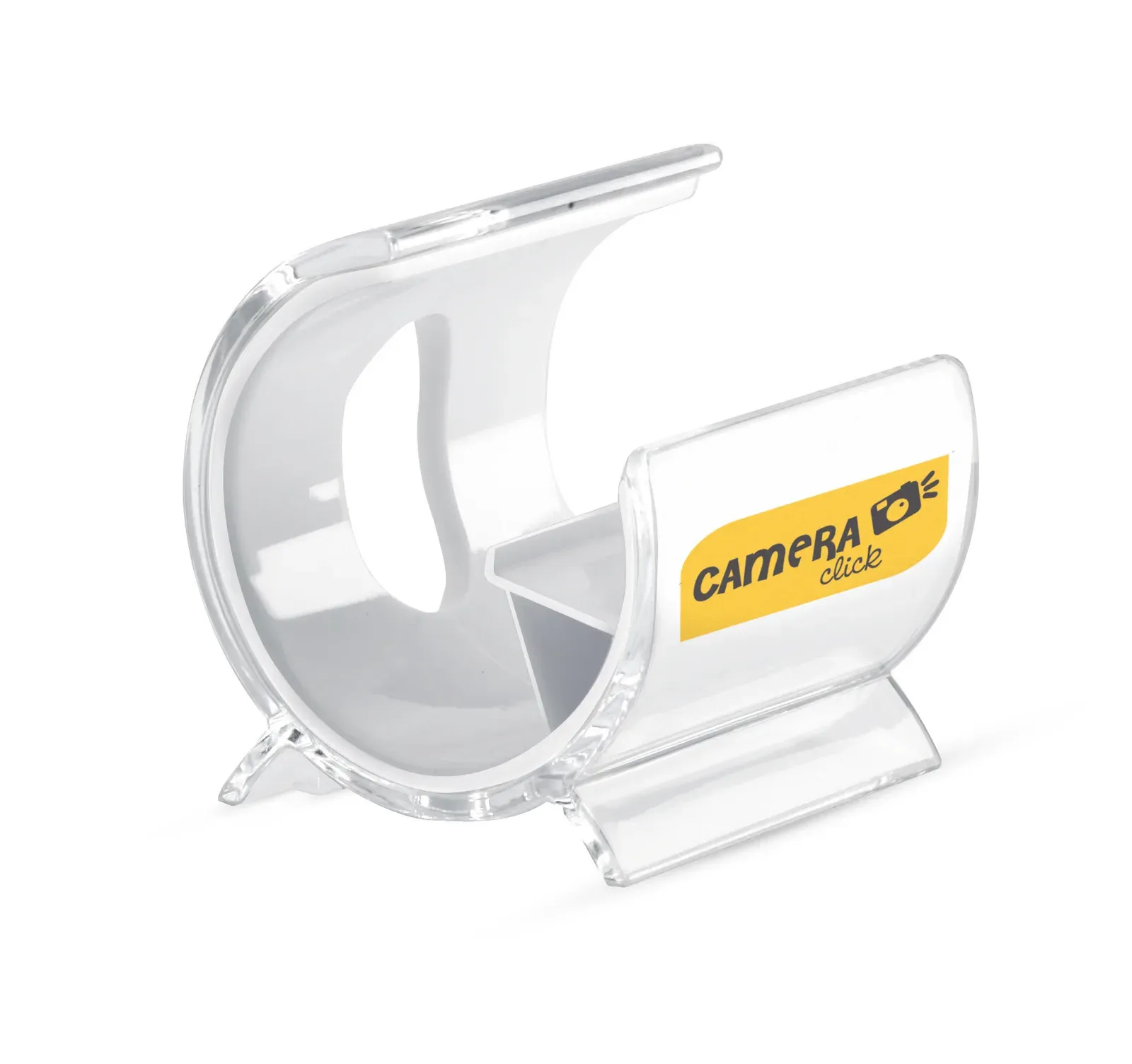 Standix Mobile Phone Stand – Transparent Cover — White