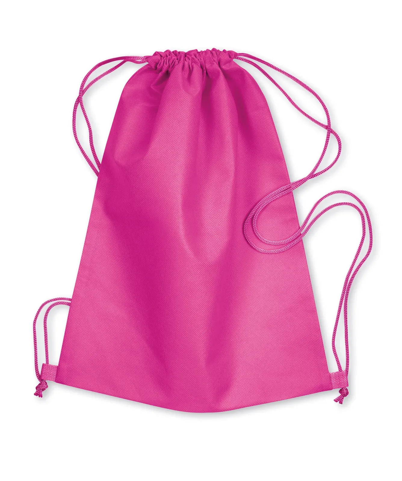 Drawstring Bag Daffy with 80 Gr/M² 33,5X42 cm MO8031 Drawstring Bag — Fuchsia