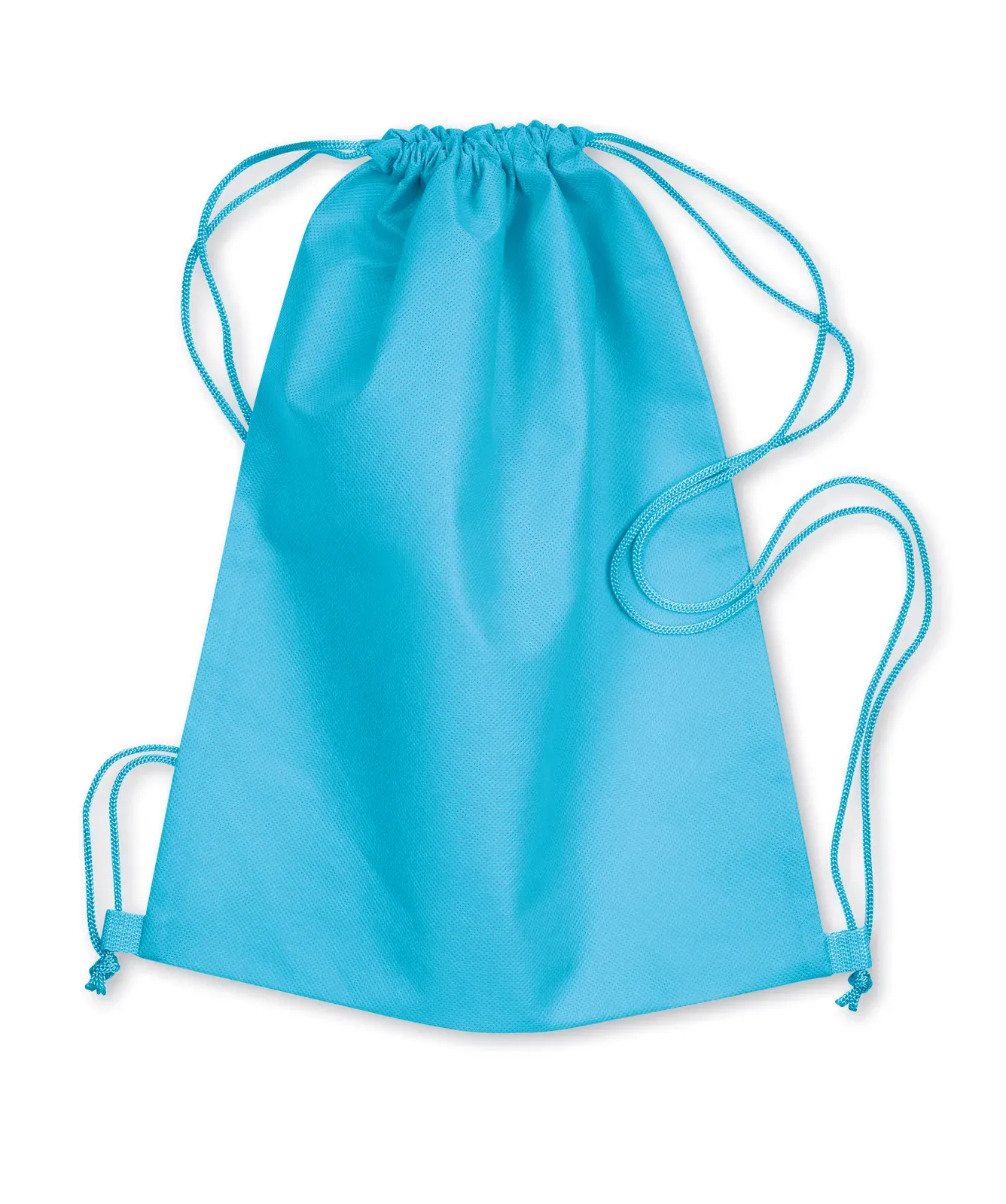 Drawstring Bag Daffy with 80 Gr/M² 33,5X42 cm MO8031 Drawstring Bag — Turquoise