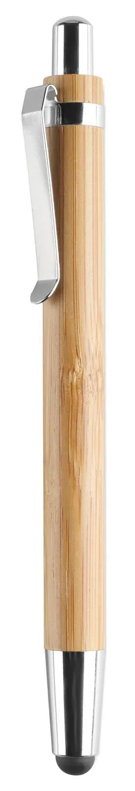 Byron Bamboo Pen with Stylus – Chrome Fitting — Wood