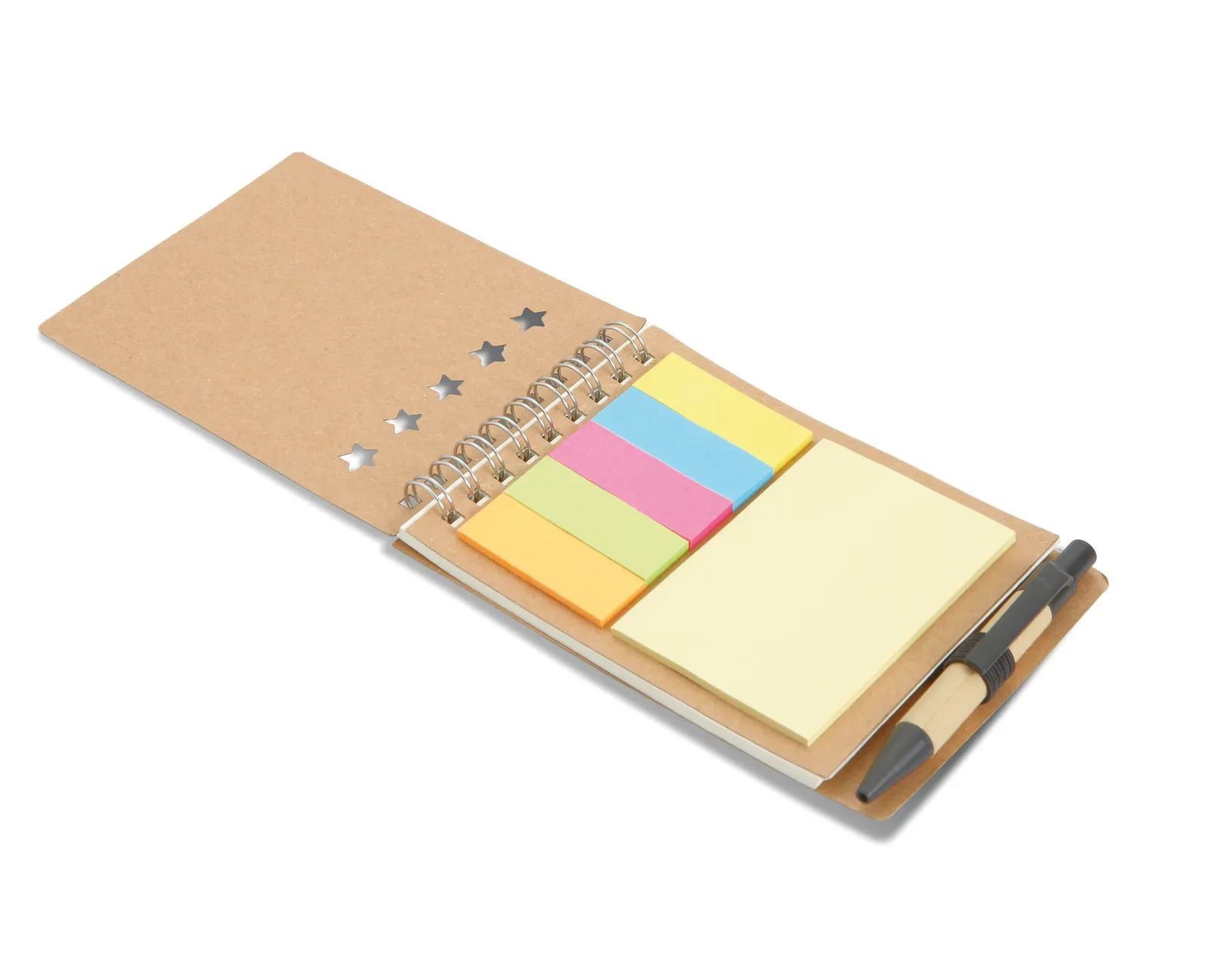 Multibook Notepad, Pen & Memo Pad Set — Beige