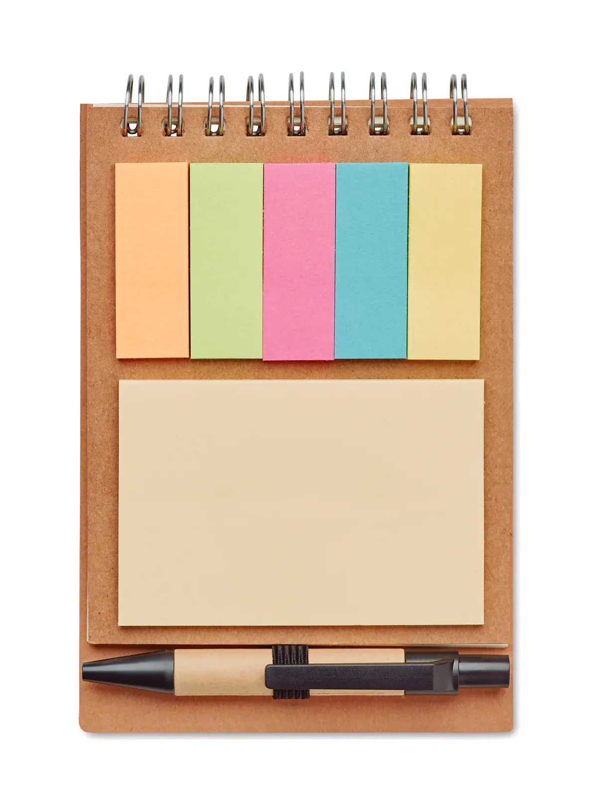 Multibook Notepad, Pen & Memo Pad Set — Beige