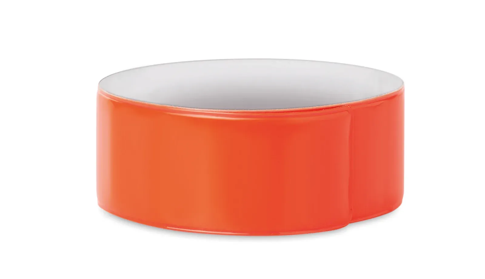 Enrollo – PVC Reflective Arm Strap Foldable with White PVC on the Back — Orange