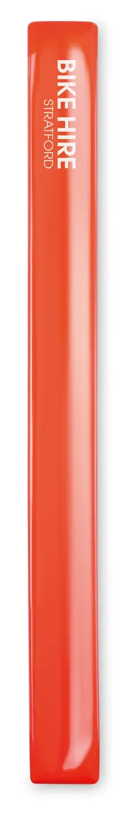 Enrollo – PVC Reflective Arm Strap Foldable with White PVC on the Back — Orange