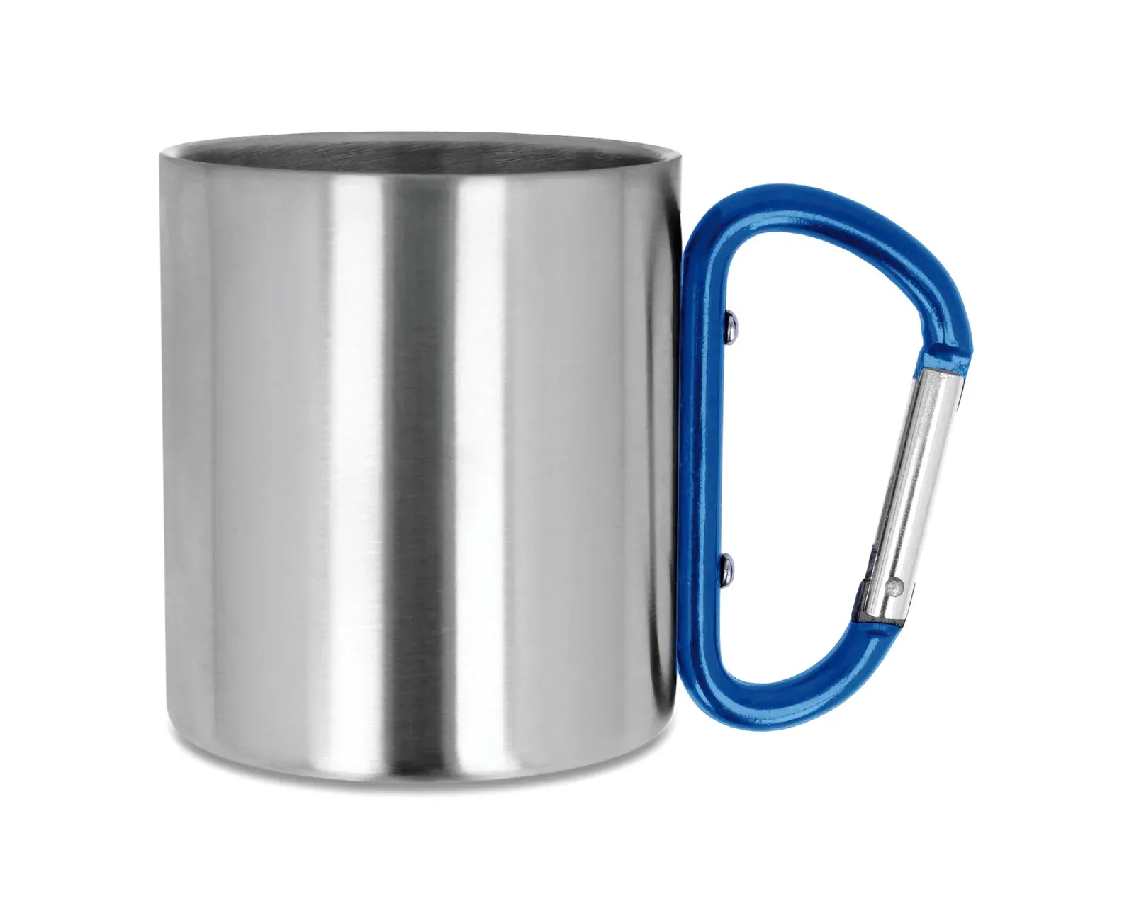 Trumbo – Metal Mug & Carabiner Handle — Blue