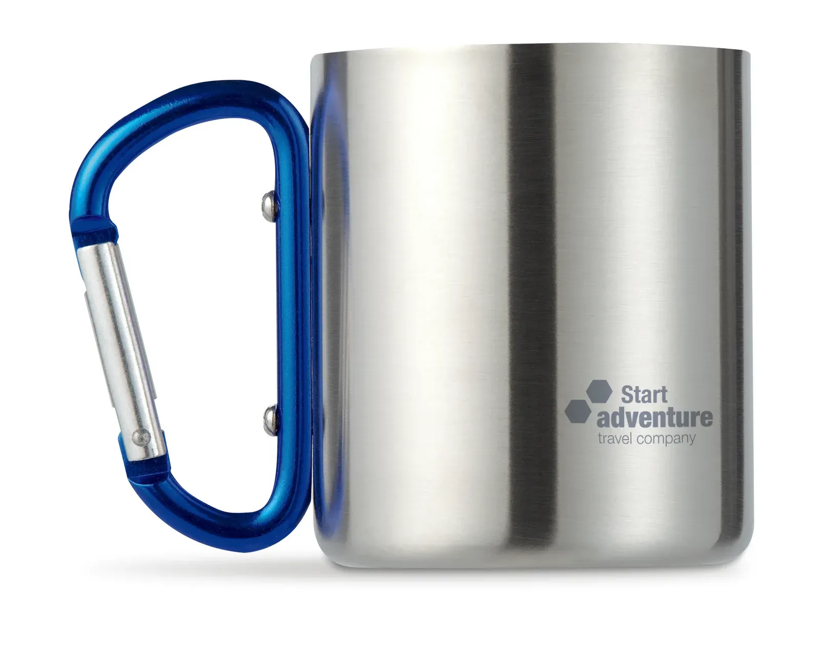 Trumbo – Metal Mug & Carabiner Handle — Blue