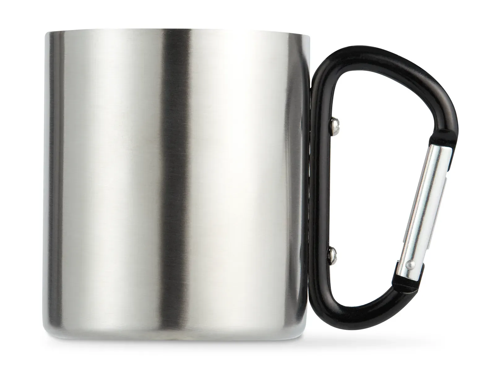 Trumbo – Metal Mug & Carabiner Handle — Black