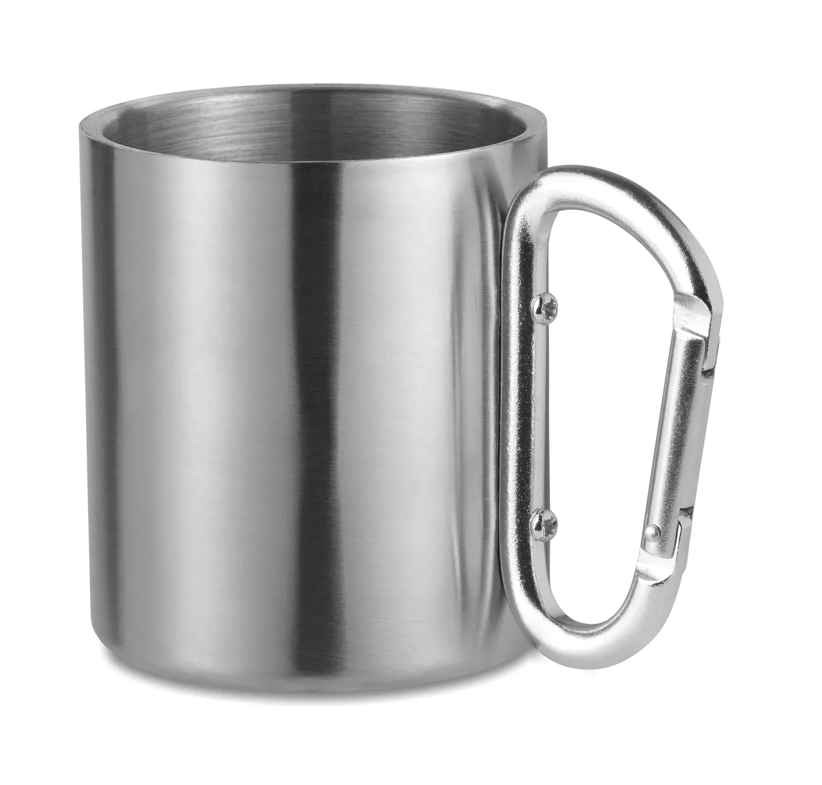 Trumbo – Metal Mug & Carabiner Handle — Matt Silver