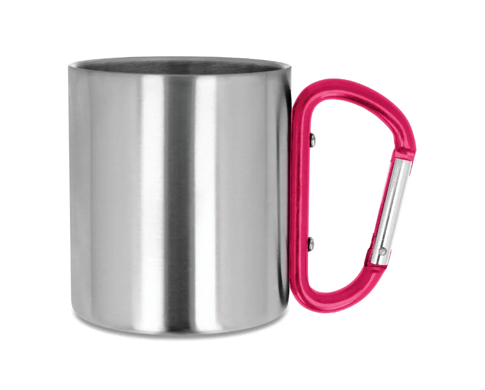 Trumbo – Metal Mug & Carabiner Handle — Red