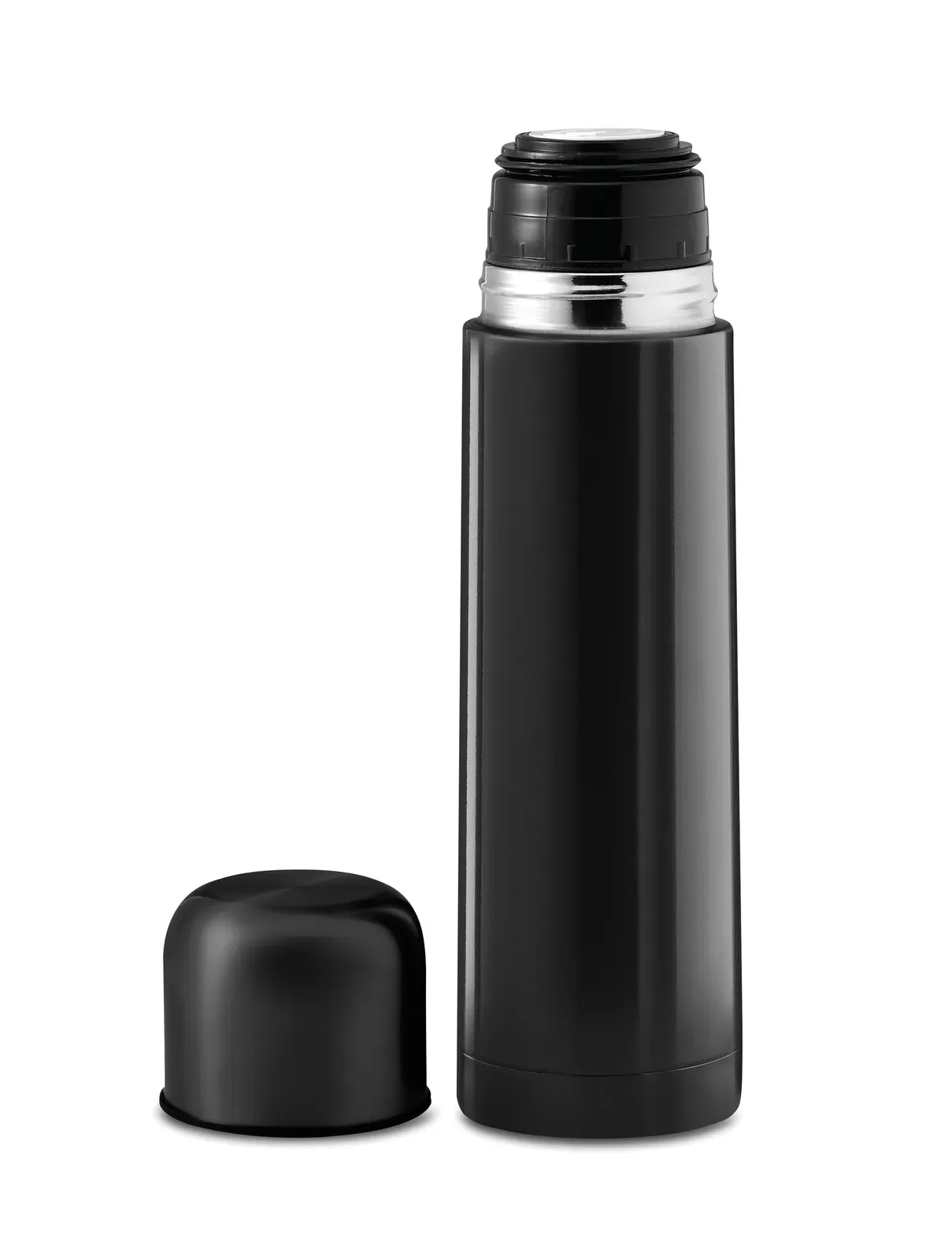 Chan – Double Wall Stainless Steel Insulating Vacuum Flask — Black