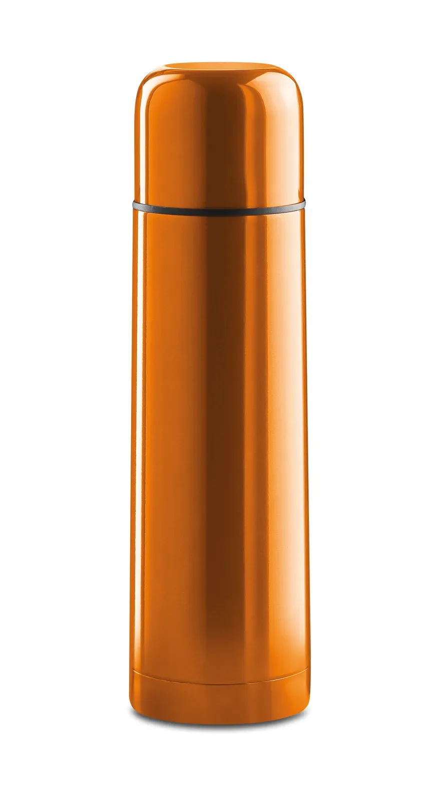 Chan – Double Wall Stainless Steel Insulating Vacuum Flask — Orange