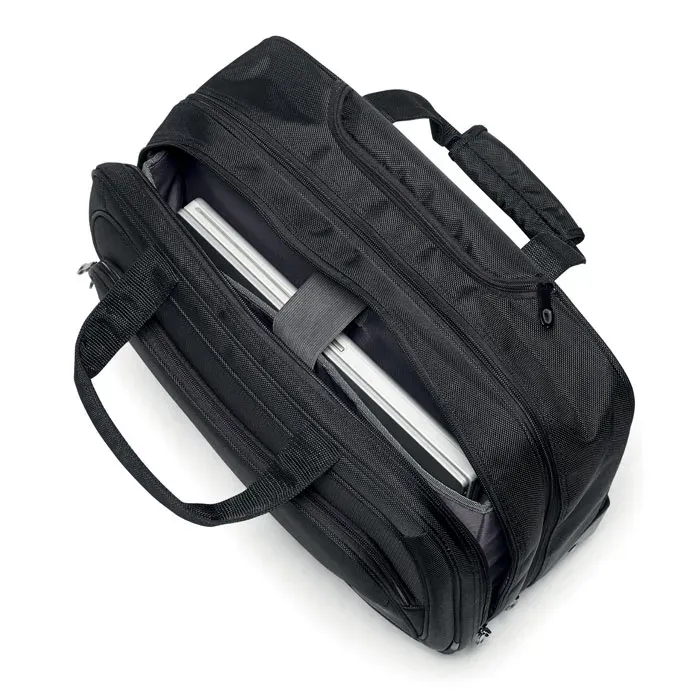 Polyester Trolley Bag Macau Trolley with 10 Inch Fit 47,5X20,5X36,5 cm — Black