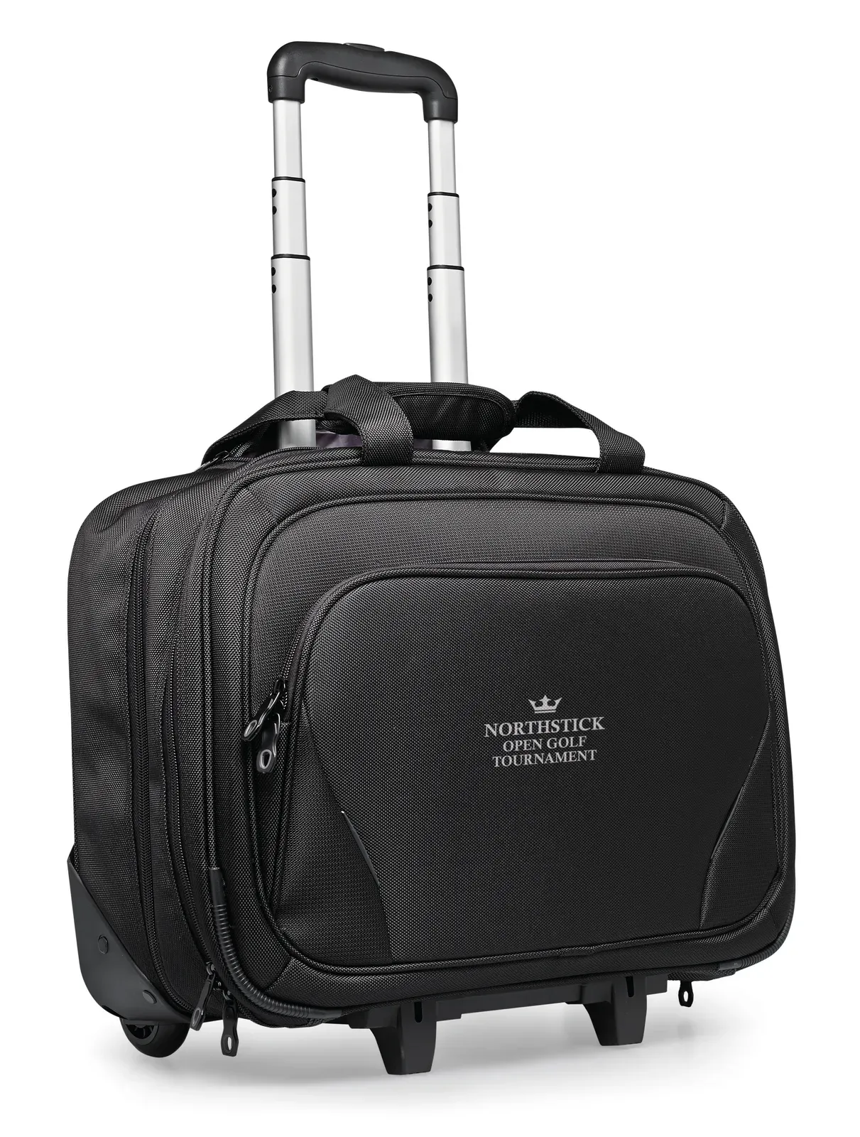 Polyester Trolley Bag Macau Trolley with 10 Inch Fit 47,5X20,5X36,5 cm — Black