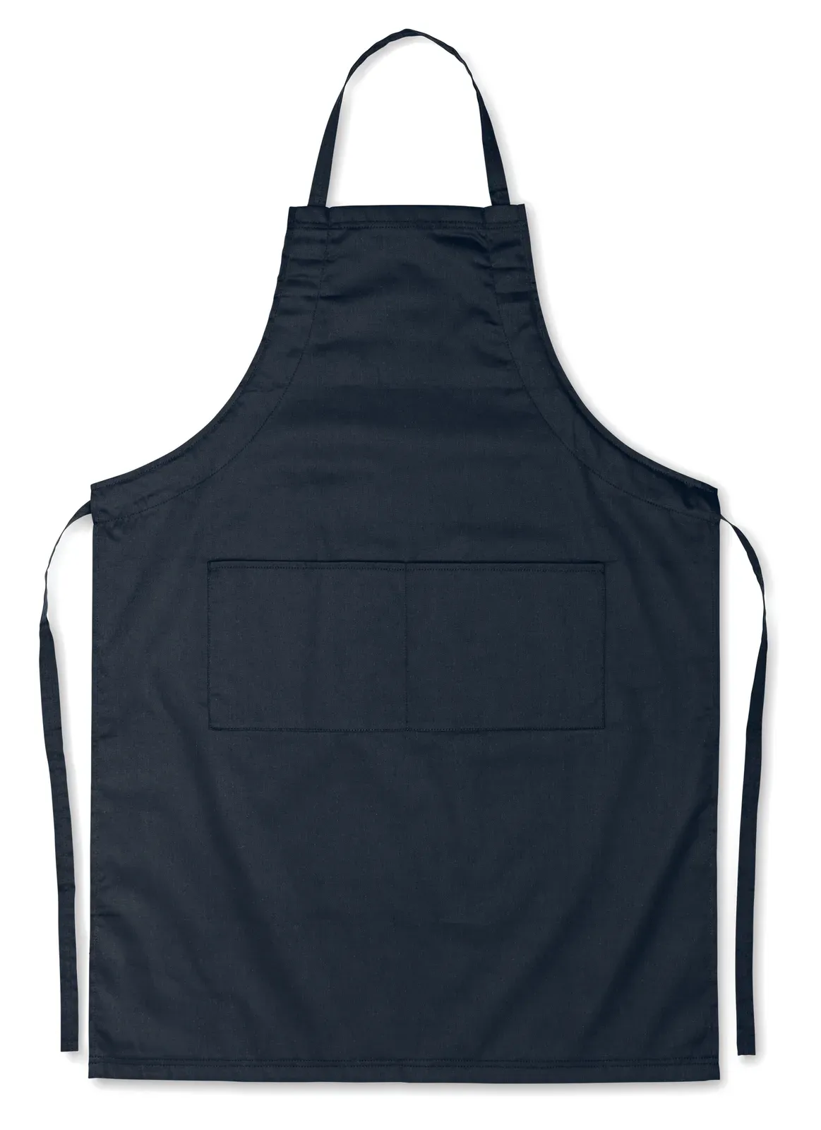 Fitted Kitab – Adjustable Kitchen Apron with 2 Front Pockets in Cotton/polyester Blend — French Navy