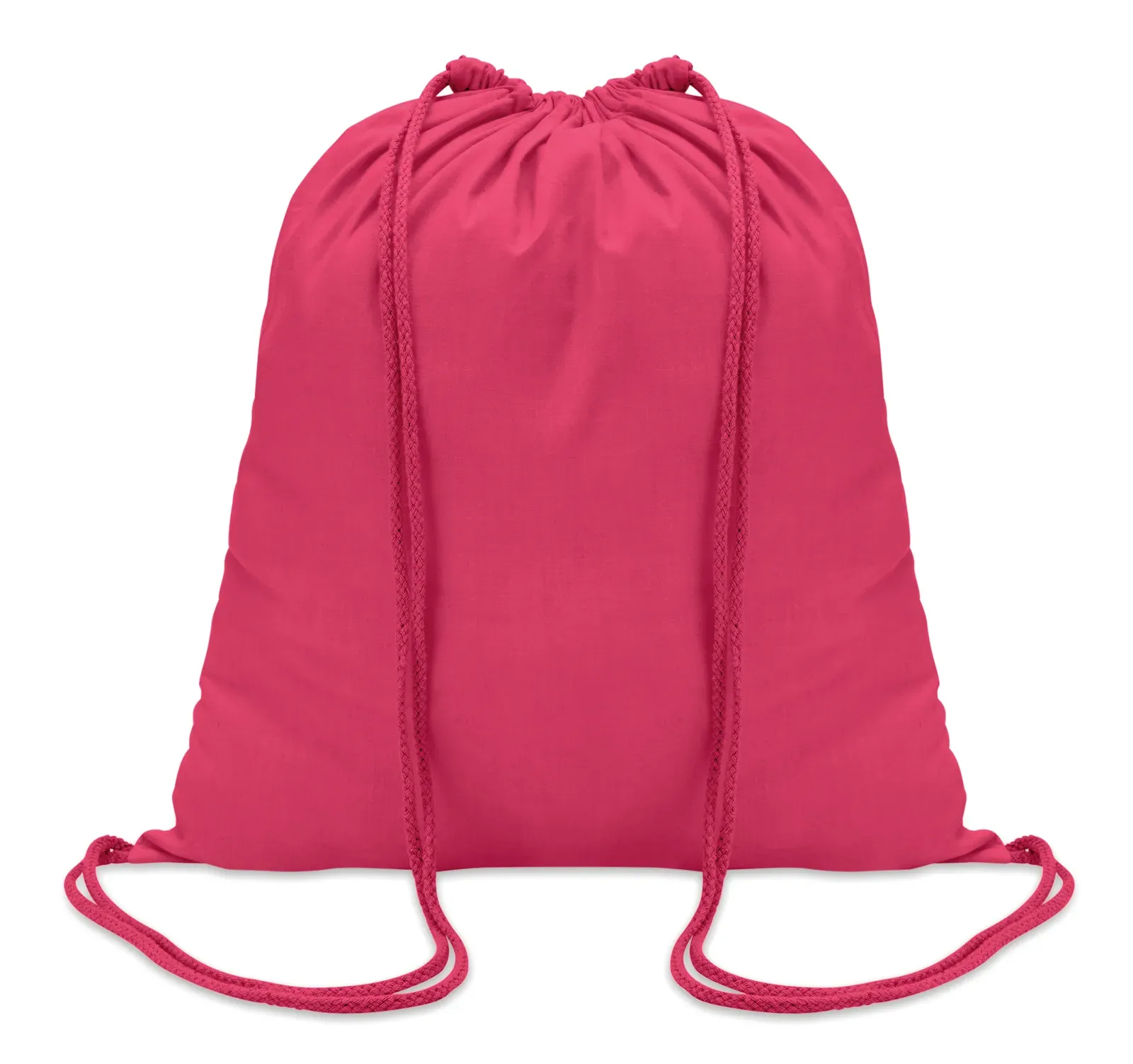 Cotton Drawstring Bag Colored with 100 Gr/M² 37X41 cm MO8484 — Fuchsia