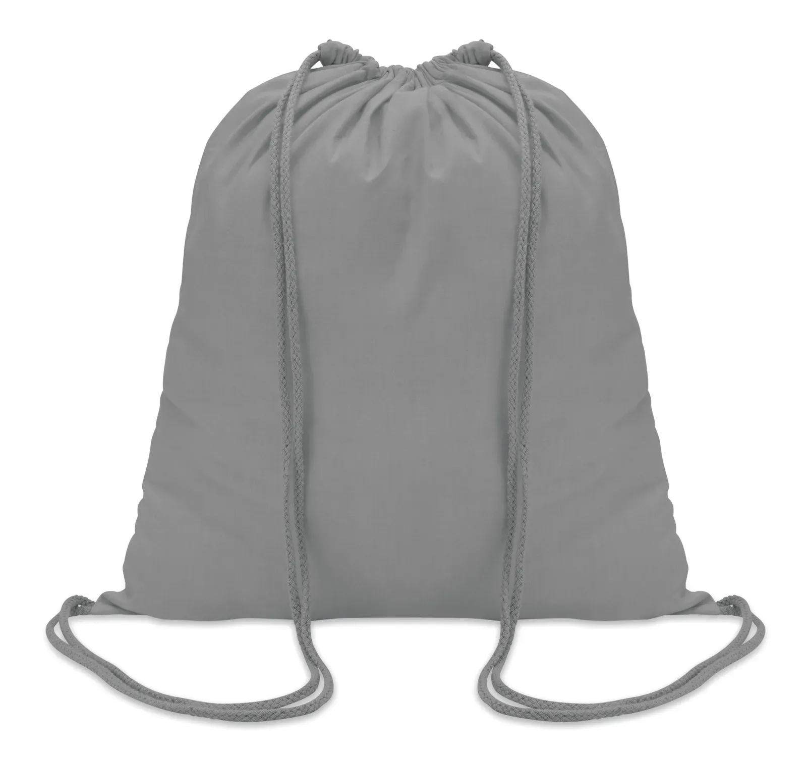 Cotton Drawstring Bag Colored with 100 Gr/M² 37X41 cm MO8484 — Grey