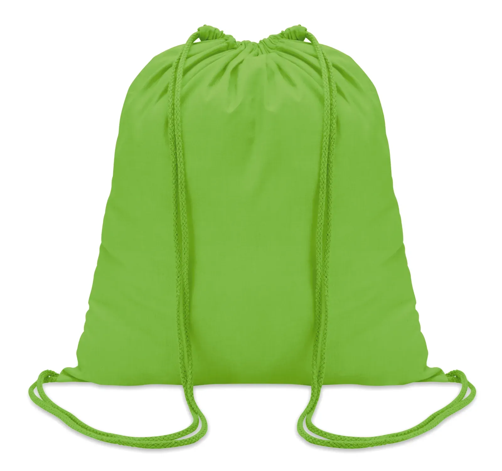 Cotton Drawstring Bag Colored with 100 Gr/M² 37X41 cm MO8484 — Lime