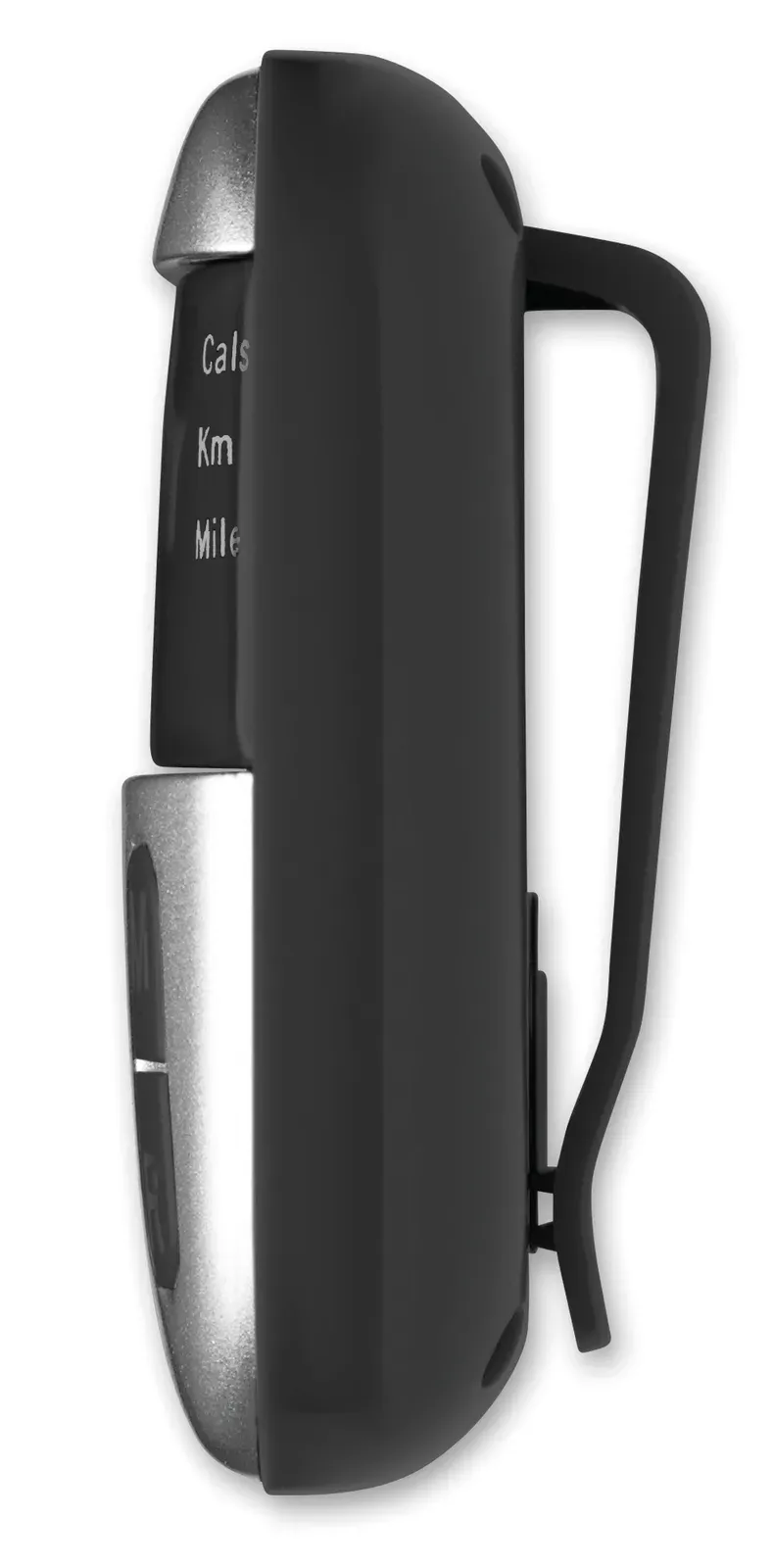 Onmood Pedometer with Clip – Step, Distance & Calorie Counter — Black