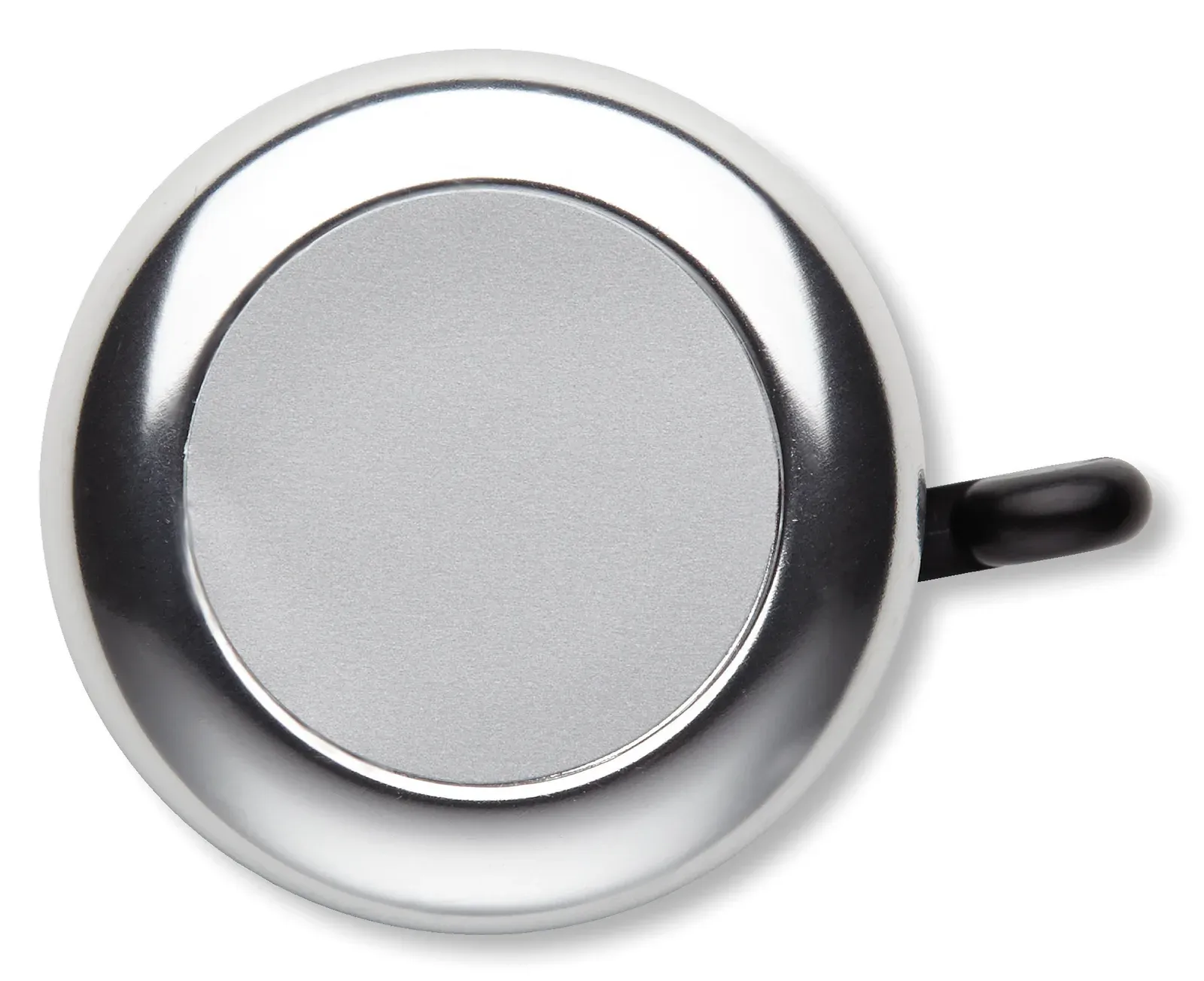 Ringring – Heart Shaped Reflector Red Light in ABS with Back Clip — Shiny Silver