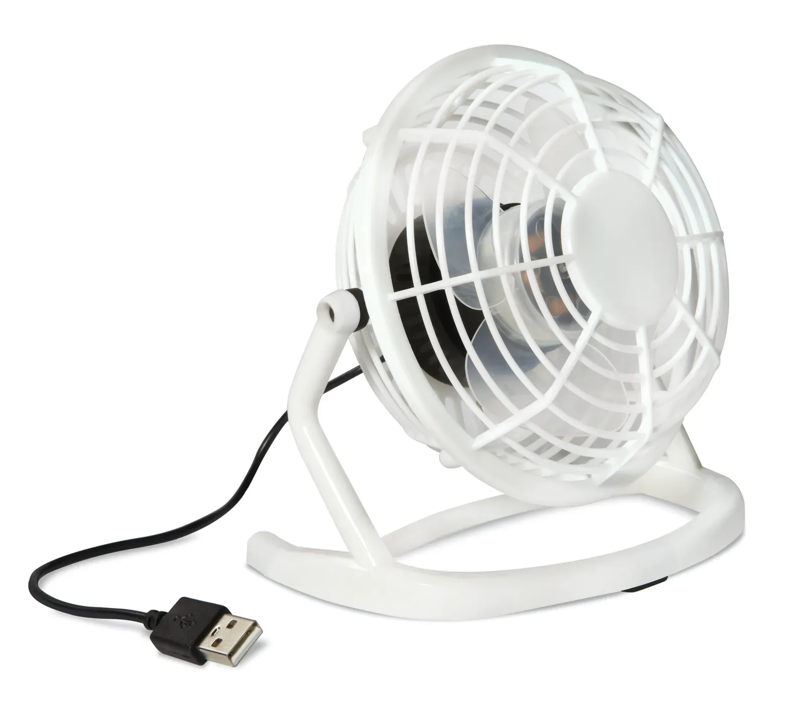 Airy USB-Powered Desk Fan – ABS Casing — White