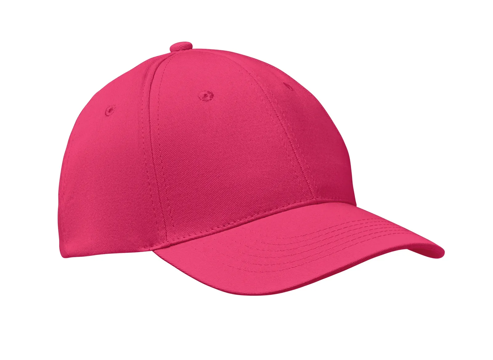 Basie Cotton Twill Baseball Cap — Fuchsia