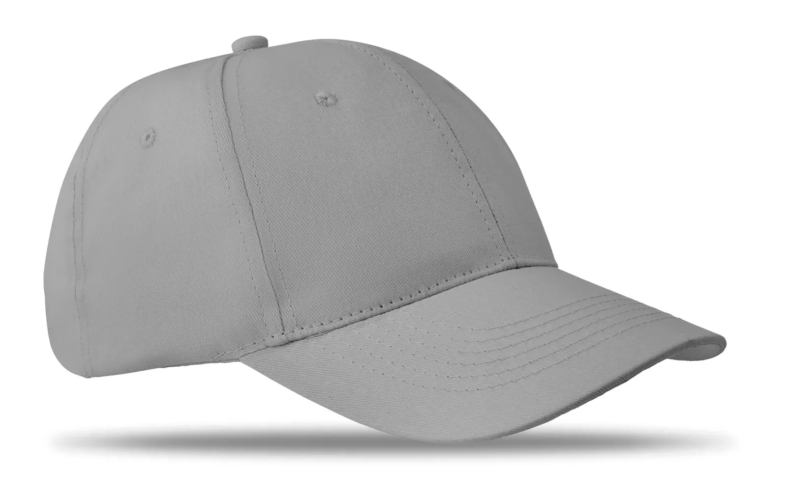 Basie Cotton Twill Baseball Cap — Grey