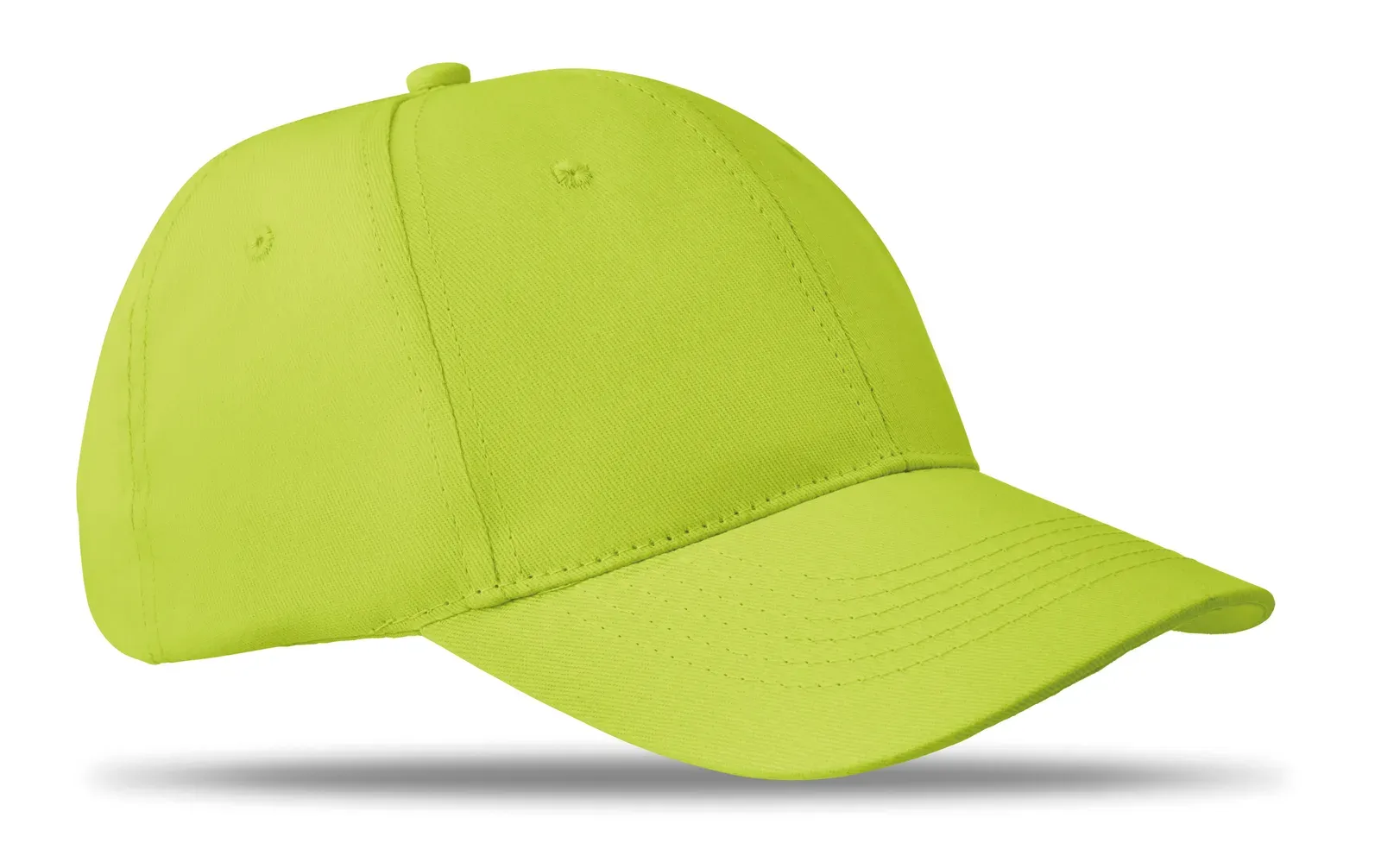 Basie Cotton Twill Baseball Cap — Lime