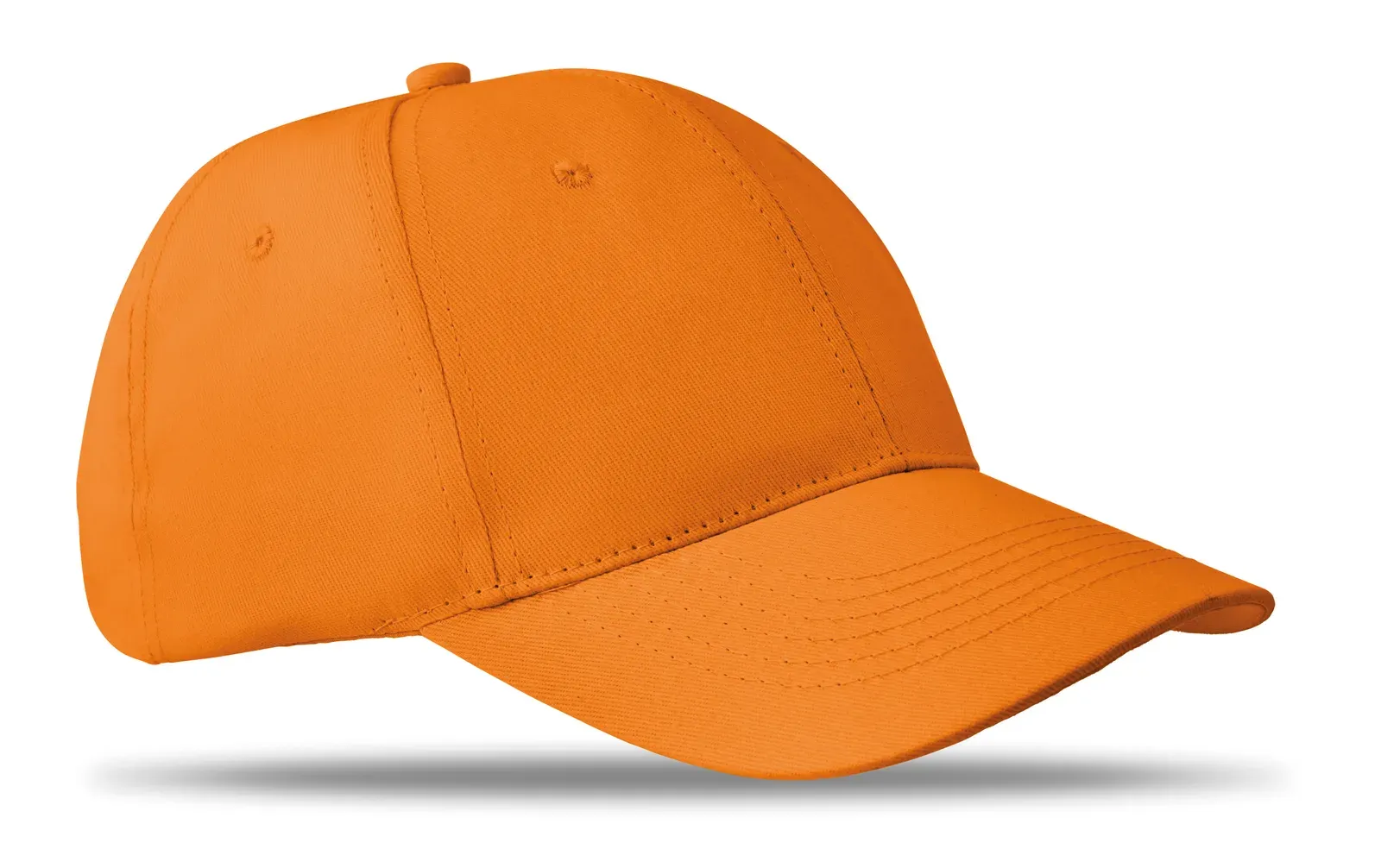 Basie Cotton Twill Baseball Cap — Orange