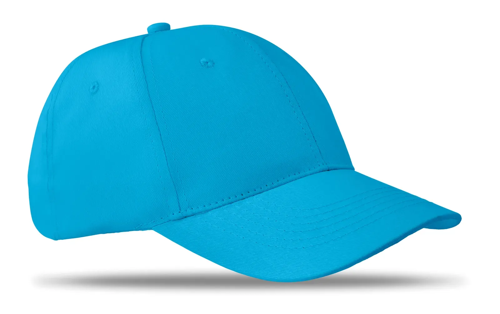 Basie Cotton Twill Baseball Cap — Turquoise