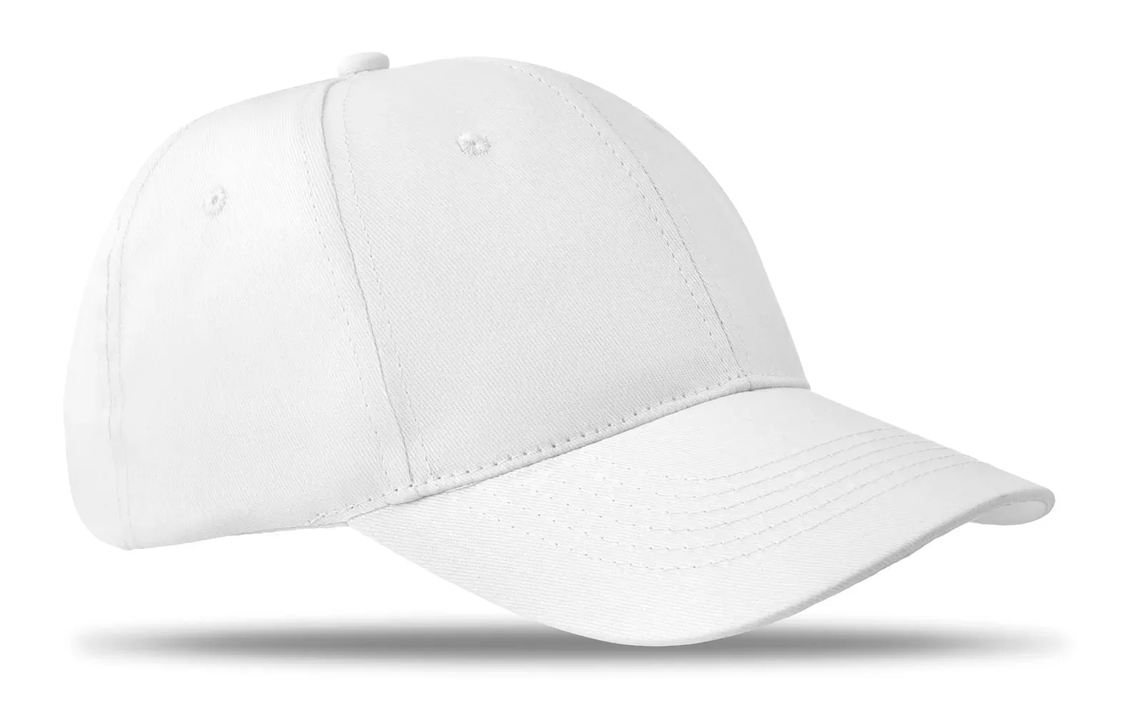 Basie Cotton Twill Baseball Cap — White