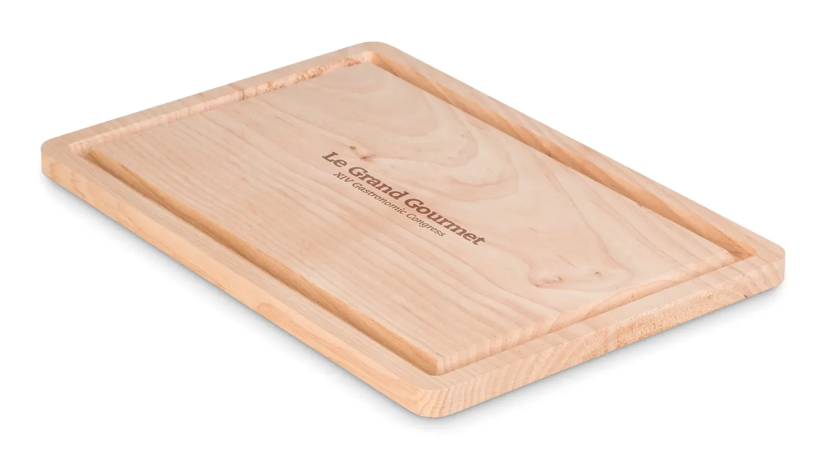 Ellwood – Large Cutting Board with Groove, Manufactured in EU from Alder Wood; Made from 1 Piece of Wood — Wood