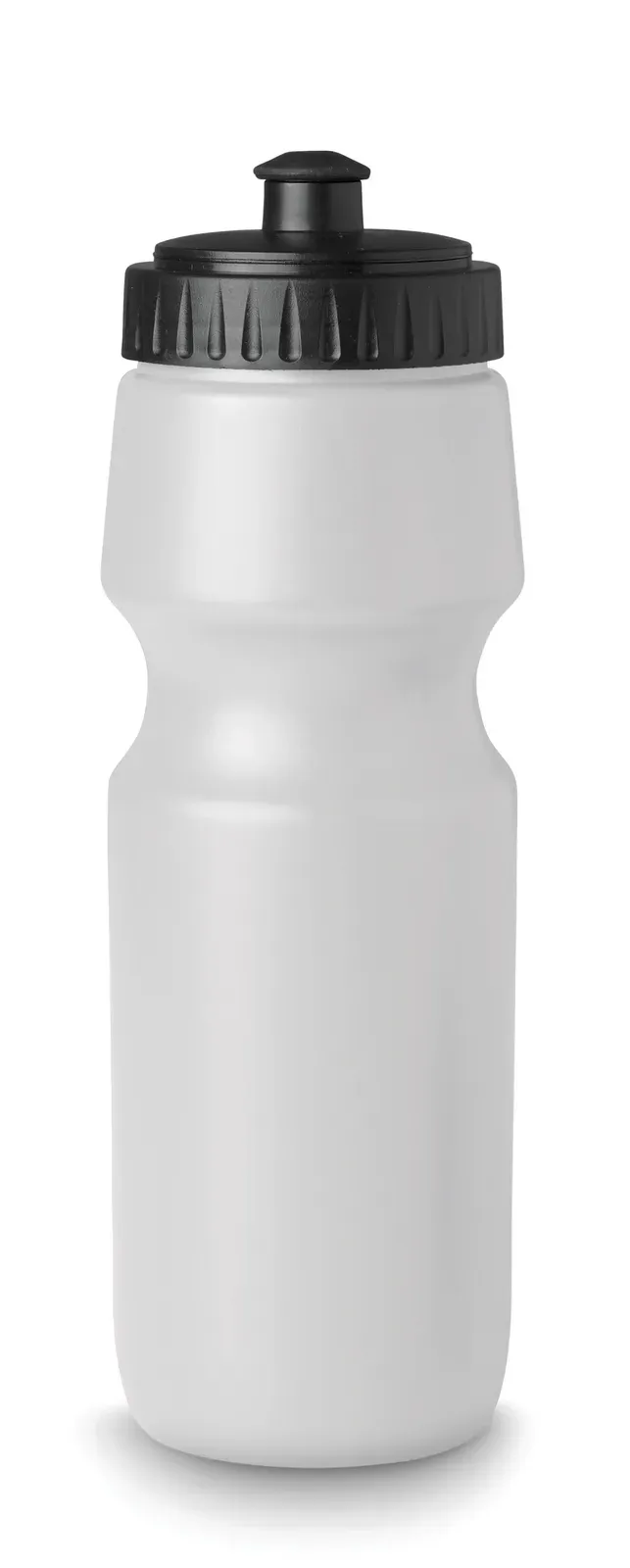 Spot Seven – Sport Drinking Bottle in Solid PE Plastic which is BPA Free — White