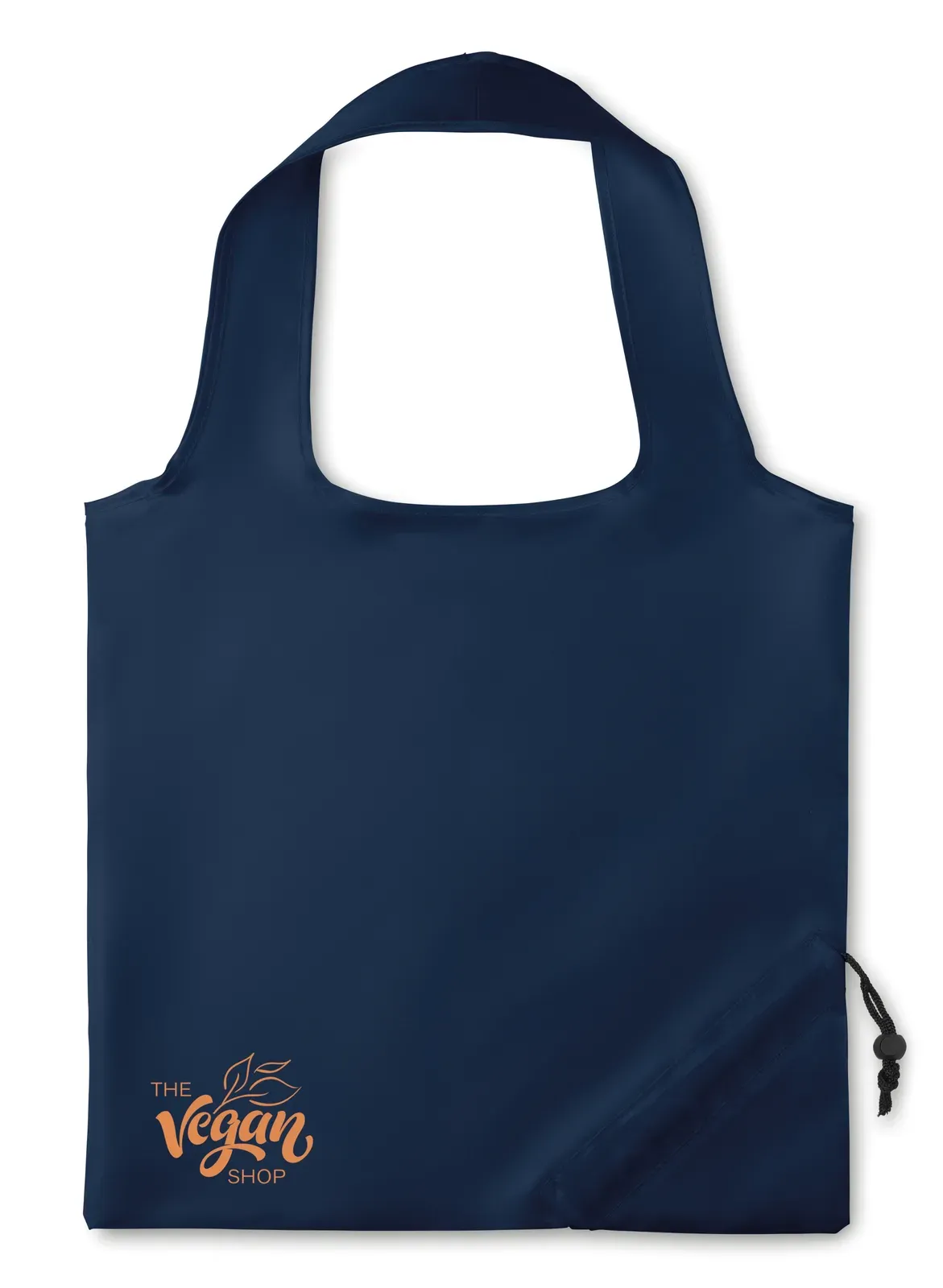Cotton Drawstring Bag Fresa with Mesh Pocket 30X40 cm MO9003 — Blue