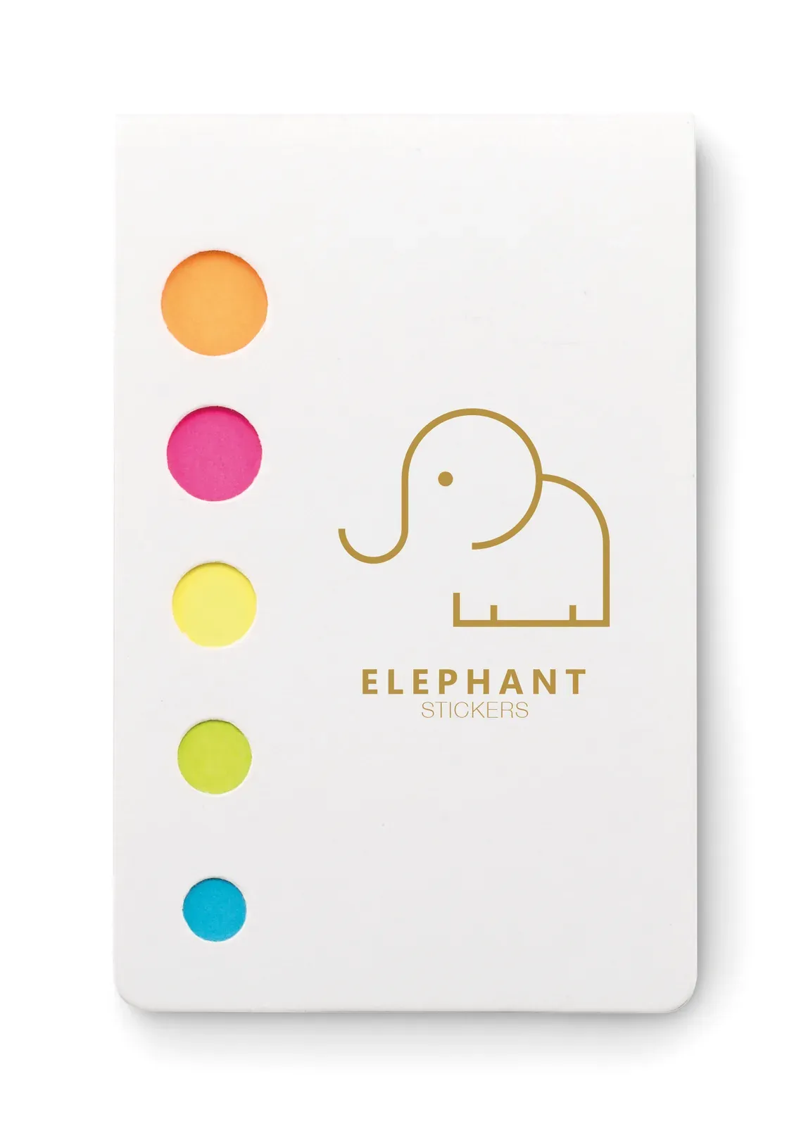 Memosticky Recycled Paper Page Markers – 5 Assorted Colours — White