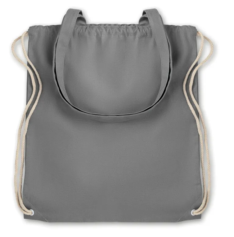 Canvas Drawstring Bag Moira Colour with Long Handles 38X42 cm